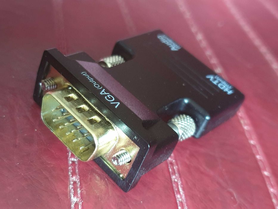 Переходник (адаптер) HDMI to VGA с выходом аудио
