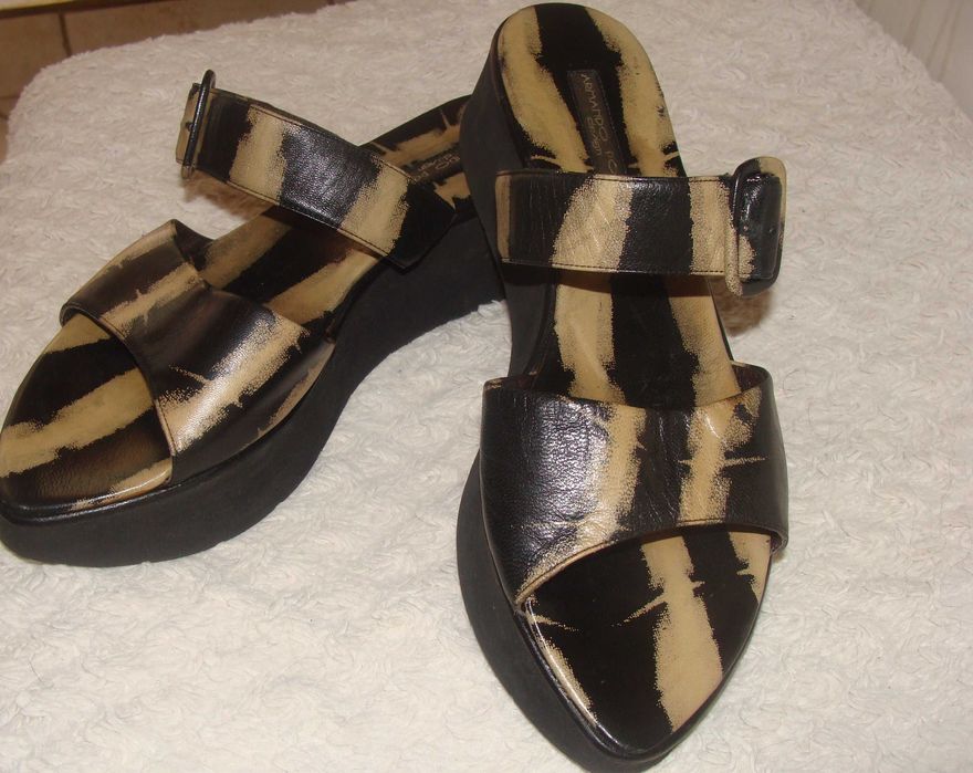 Pollini włoskie klapki damskie Pollini , skóra naturalna rozm. 40 , 41