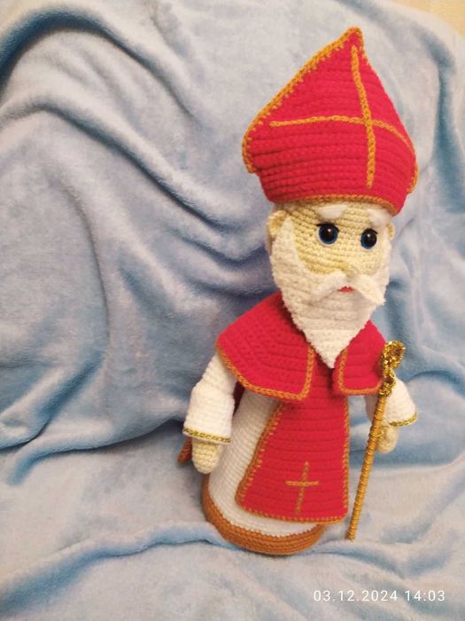 Святий Миколай 37 см ручна робота під замовлення