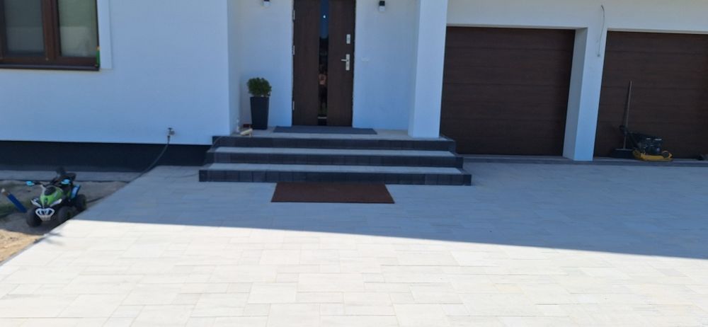 Usługi brukarskie ukladanie kostki brukowej  Kostka brukowa ogrodzenia