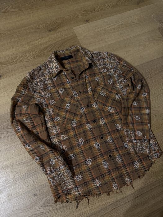 Сорочка Amiri Bleach Bandana Shirt