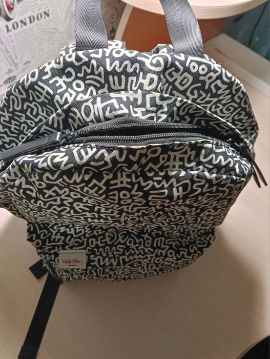 Рюкзак черно-белый