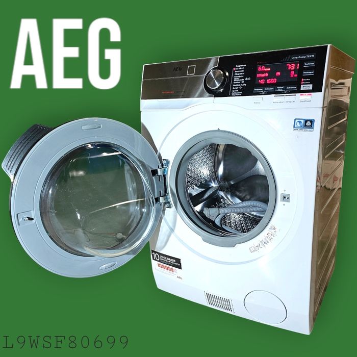 AEG L9WSF80699 – Pralko-suszarka 9/6 kg, 1600 obr. – POWYSTAWOWA