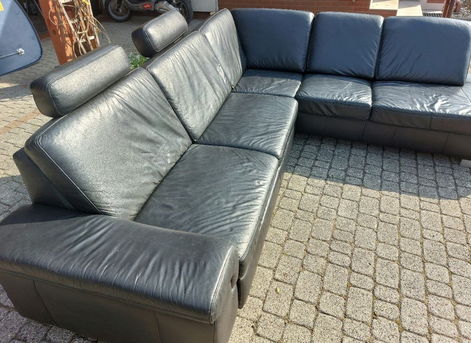 Ekskluzywna rogówka, skóra / czarna