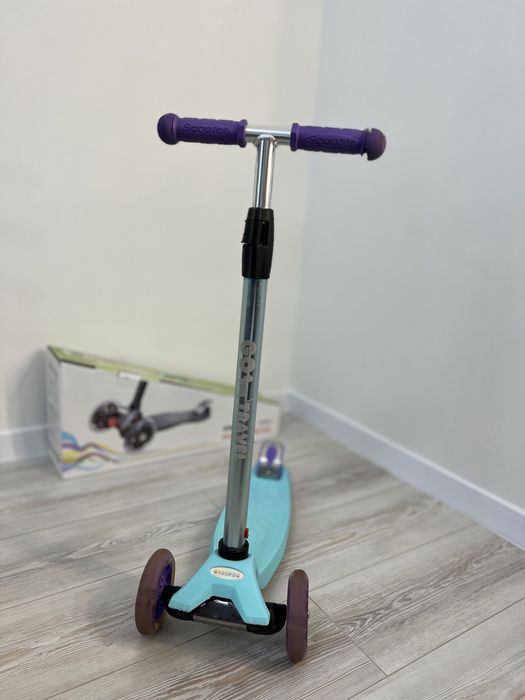 Трьохколісний самокат Go Travel maxi аква