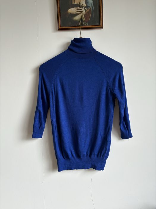granatowy kobaltowy golf zara