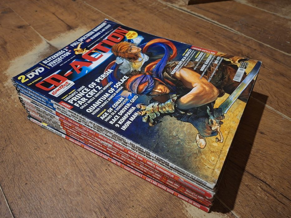 Magazyny cd action 11 sztuk