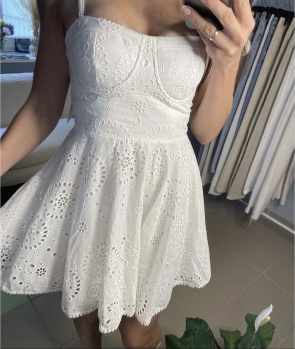 Сукня прошва ZARA/ сарафан корсет