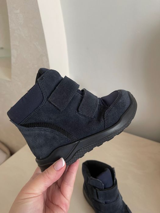 Термо ботінки Ecco, натуральна замша