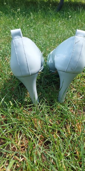 Buty wysokie niebieskie 40