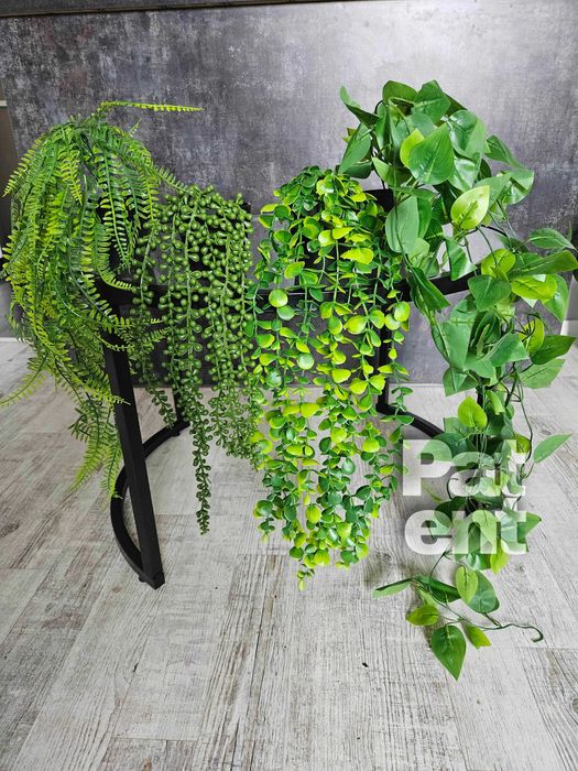 Sztuczne rośliny kwiaty 4 sztuki dekoracje ozdoba dom taras