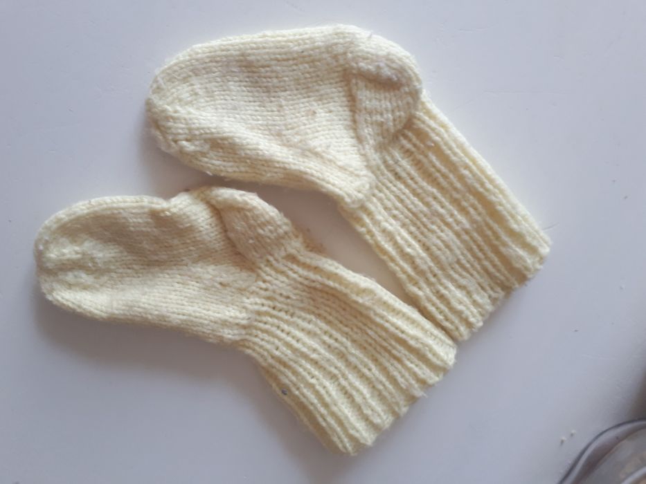 Cytrynowe slodziutkie nowe niemowlęce  skarpetki unisex