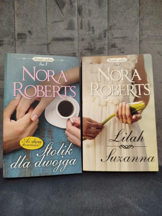 Stolik dla dwojga lilak Zuzanna nora Roberts