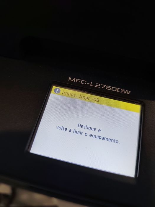 Impressora brother MFC L2750DW avariada para peças ou para aranjar