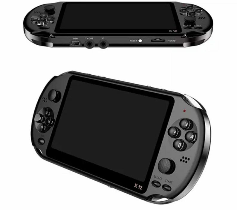 Consola videojogos portátil X12 ecrã grande 5.1" com câmera e bateria64170836815107121