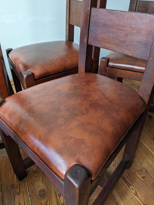 Столовий гарнітур, стіл дубовий, 6 стільців, Нідерланди