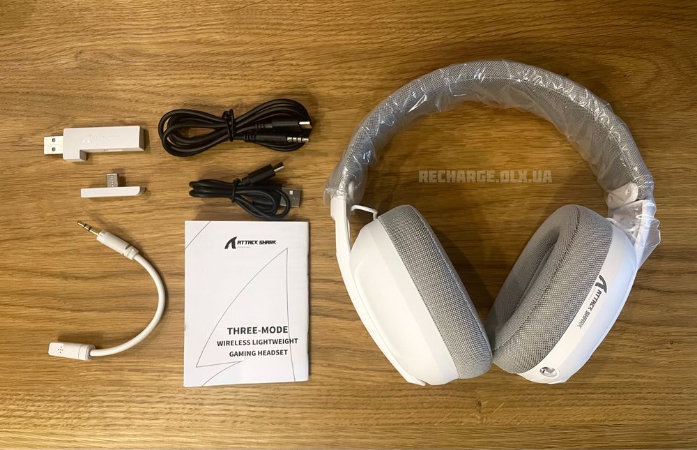 НОВІ Attack Shark L80 Wireless | ІГРОВІ БЕЗДРОТОВІ Навушники