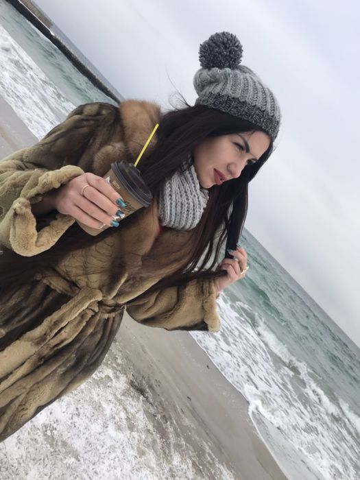 Шуба норкова / норка + соболь вотор