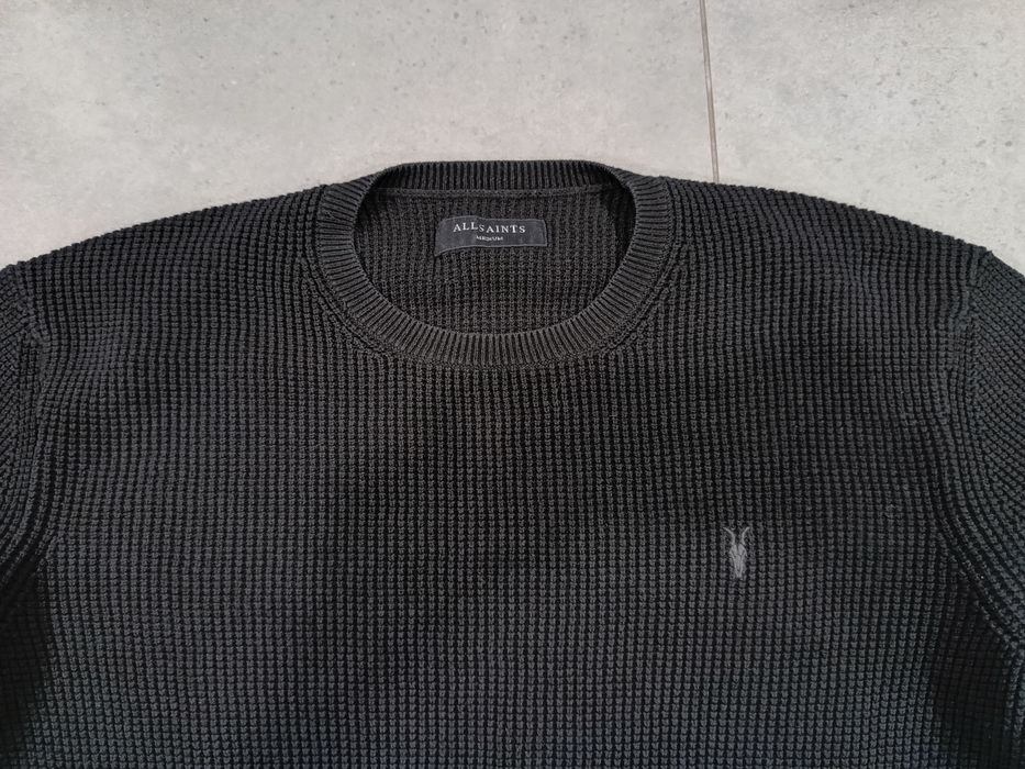 Sweter męski Allsaints Trias Crew roz. M bluza bawełna 100%