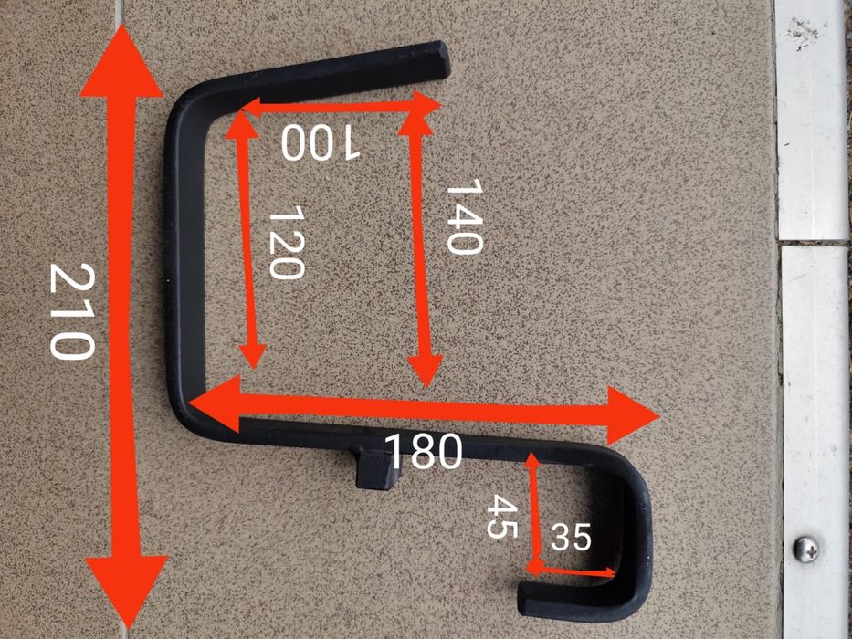 Uchwyt na skrzynkę balkonową