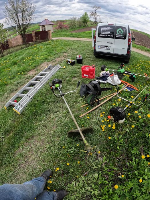 Косіння трави, покіс чагарників, стрижка газону, культивація грунту