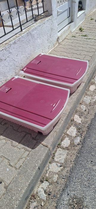 Caixas de Arrumação para Debaixo da Cama (Com Rodas) – Como Novas