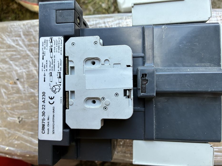 NOWY Stycznik Mocy Relpol CRNI75 230V AC 3P 75A 37kW | Cewka 230V