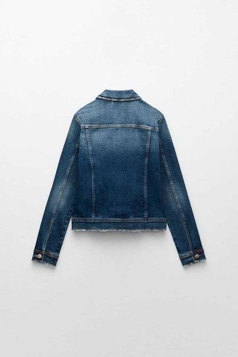 (NOVO C/ ETIQUETA, PORTES GRÁTIS) ZARA: Blusão de Ganga/Denim (Tam. M)