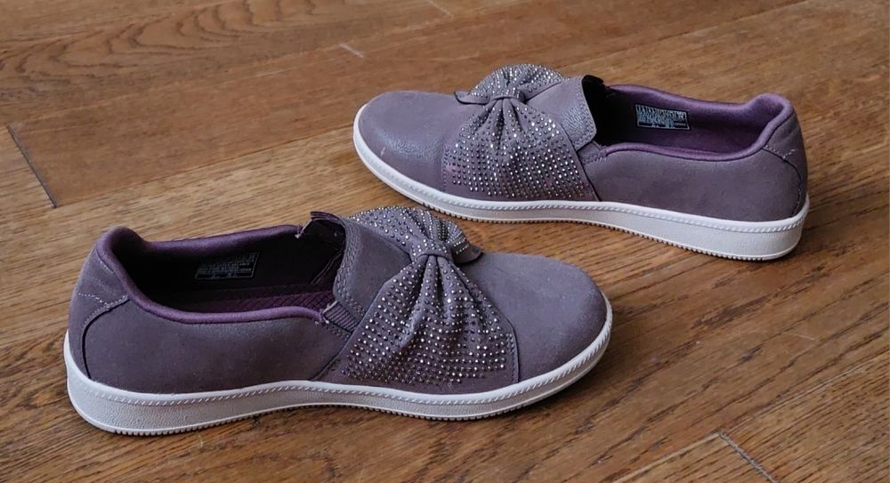 Skechers туфли  мокасины ориг.р.37,5(24 см)