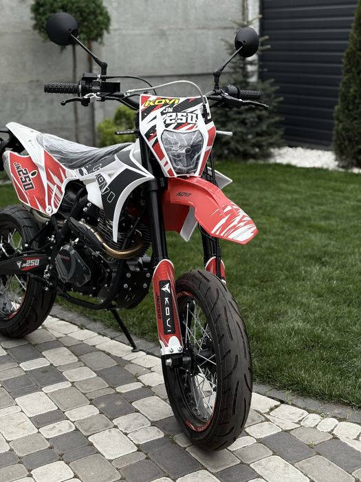 Мотоцикл кові jn 250 2026 motard НОВИЙ!!!