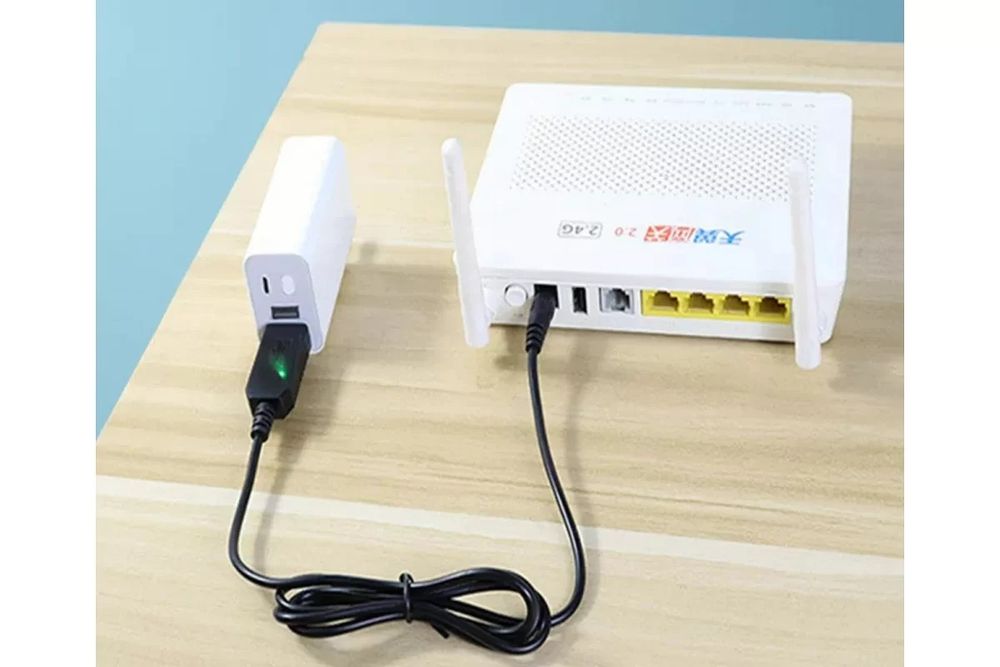 Кабель для роутера від повербанку USB to DC 12V | інтернет без світла