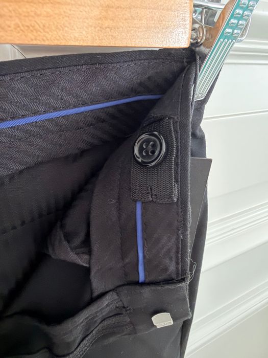 Spodnie czarne garniturowe chłopak 134 cm