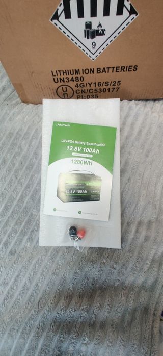 LiFePO4 аккумулятор LANPWR 12.8V 100Ah (Bluetooth, BMS)