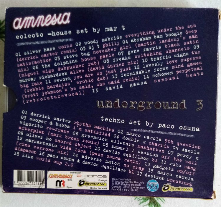 Amnesia Ibiza (2003) - 2 cds