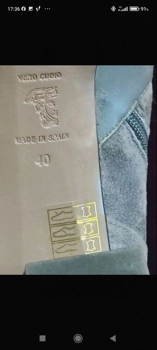 Італійські чоботи фірми Versace.