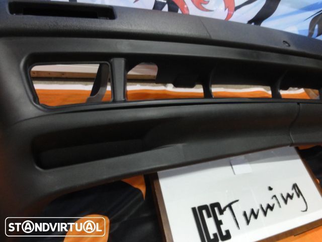 Para-choques Frontal com reforço metálico VW Golf 2 / II GTI + Lip, spoiler frontal GTI