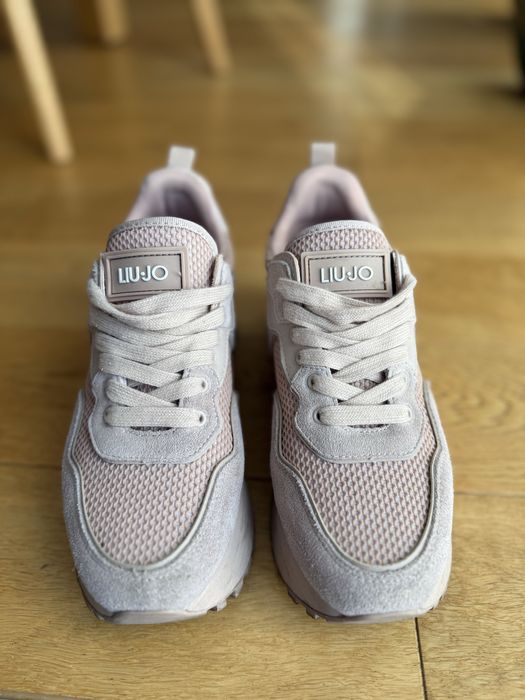 Skorzane sneakersy Maxi wonder Liu Jo