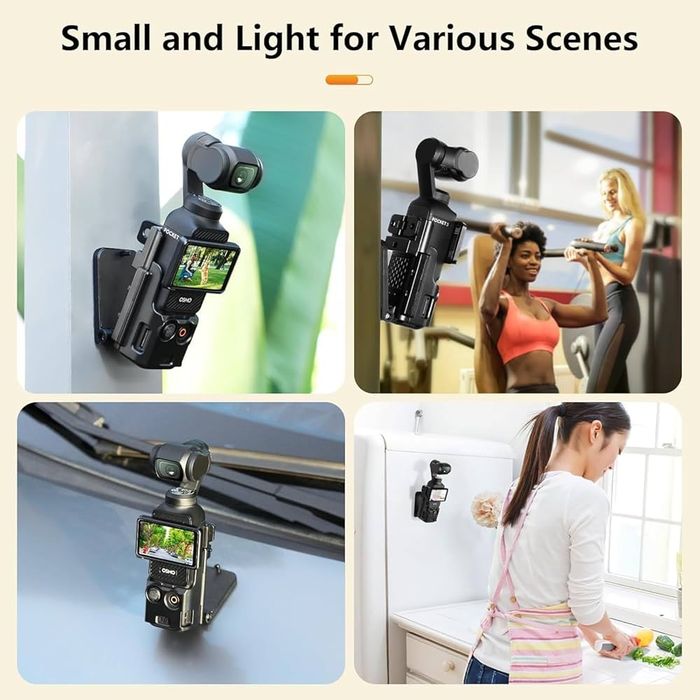 Magnetyczny uchwyt AMAZEAR OP3 do DJI Osmo Pocket 3,