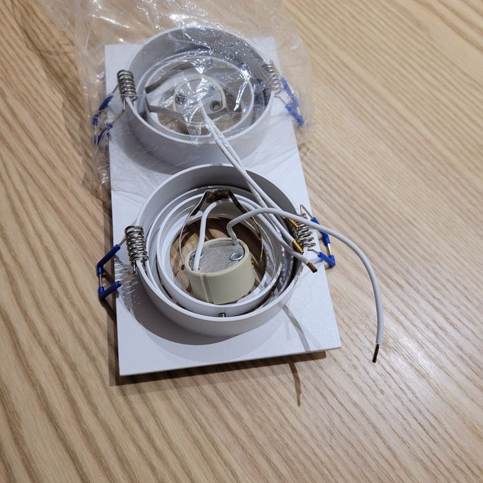 Lampa podtynkowa halogen  Metis 2xGU10 oczko