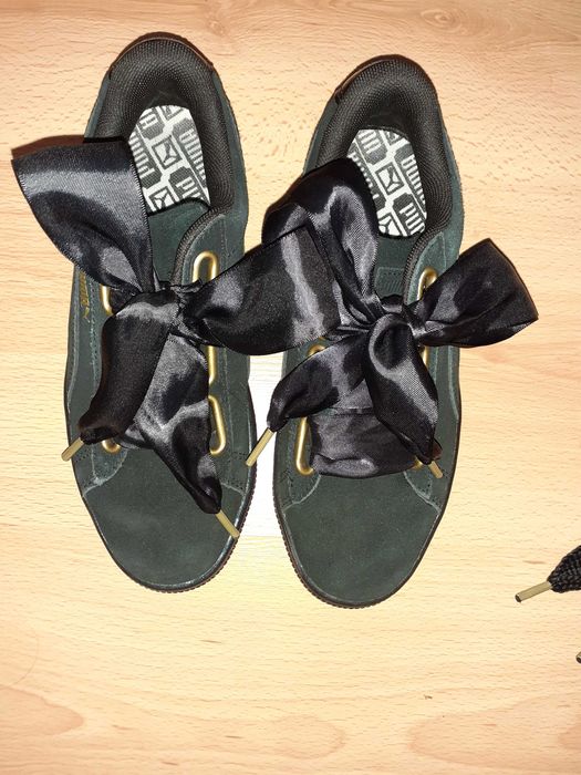 Ténis Pretos em camurça Puma 36-37