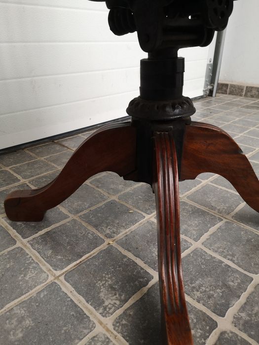 Cadeiras rotativas, reguláveis em altura e reclináveis vintage