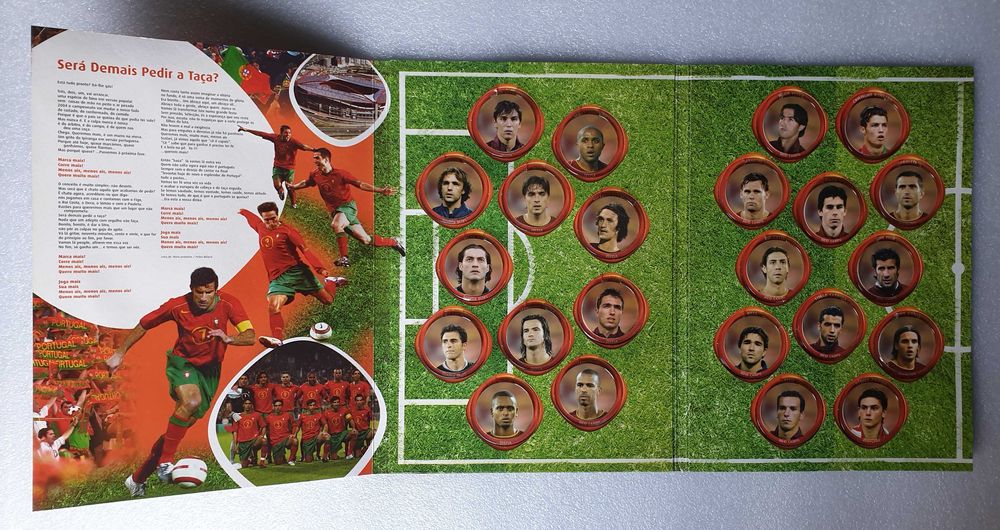 Colecção Oficial Selecção 2004 com CR7 Rookie