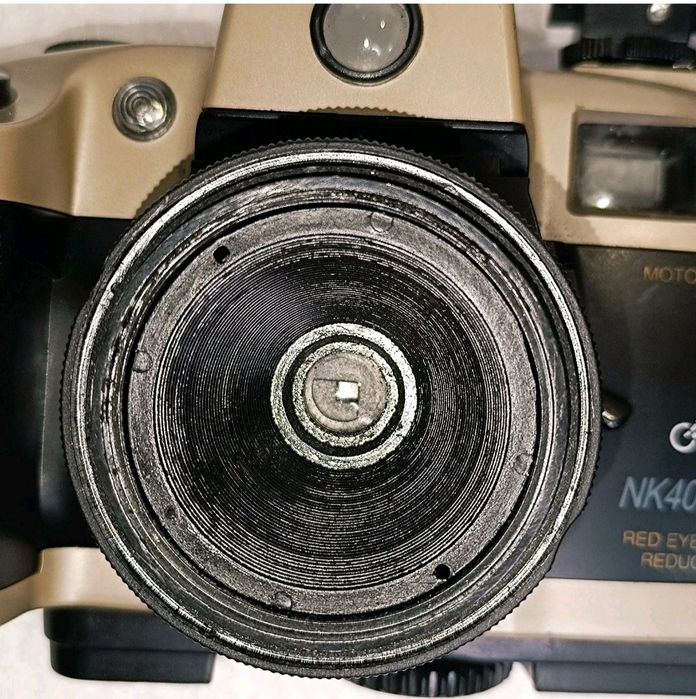 Vintage Olympia NK4040 35mm Film Camera w/ External Flash & Case