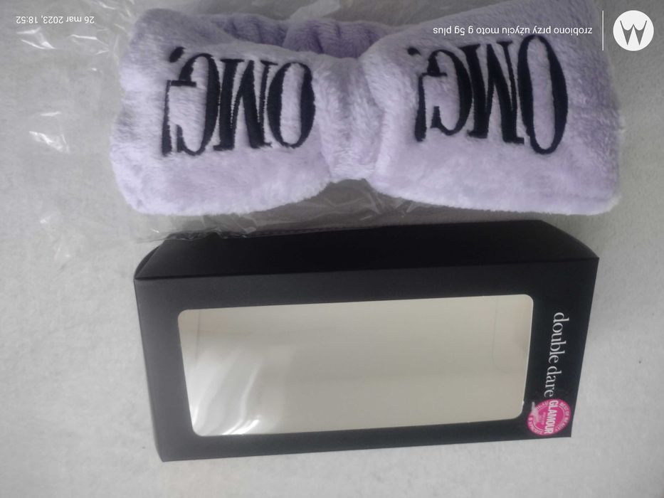 Opaska kosmetyczna, szczotka silikonowa do włosów