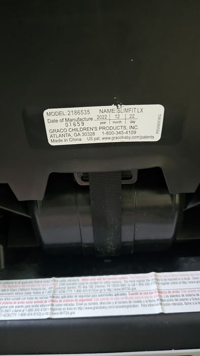 Автокрісло graco slimfit 0-36 автокресло