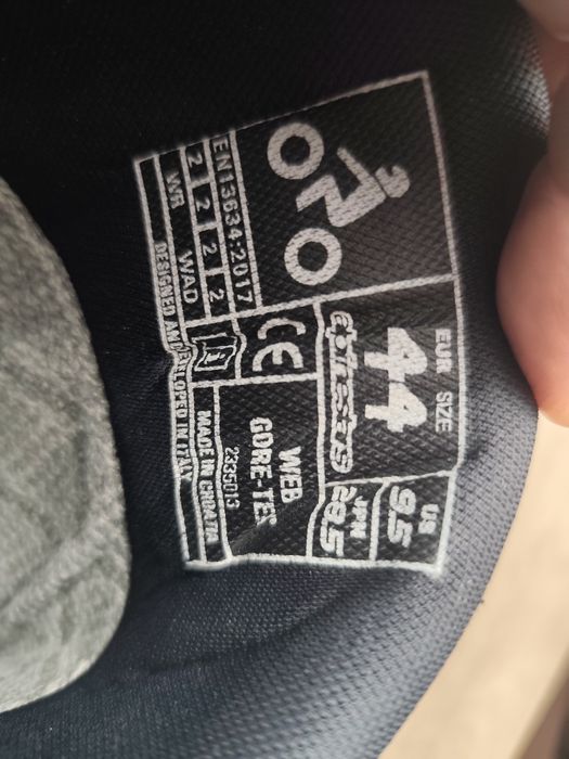 Buty motocyklowe Alpinestars Web Gore Tex rozmiar 44