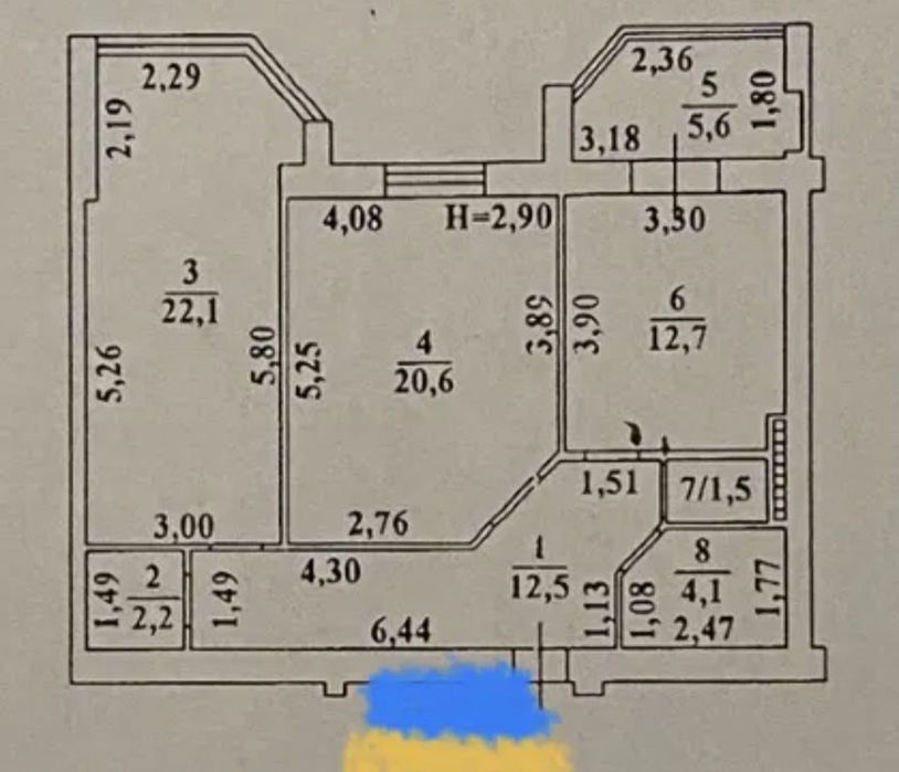 2-ком, кв-ра на Маршала Говорова, Парка Победы, ЖК "Дом у Фонтана"