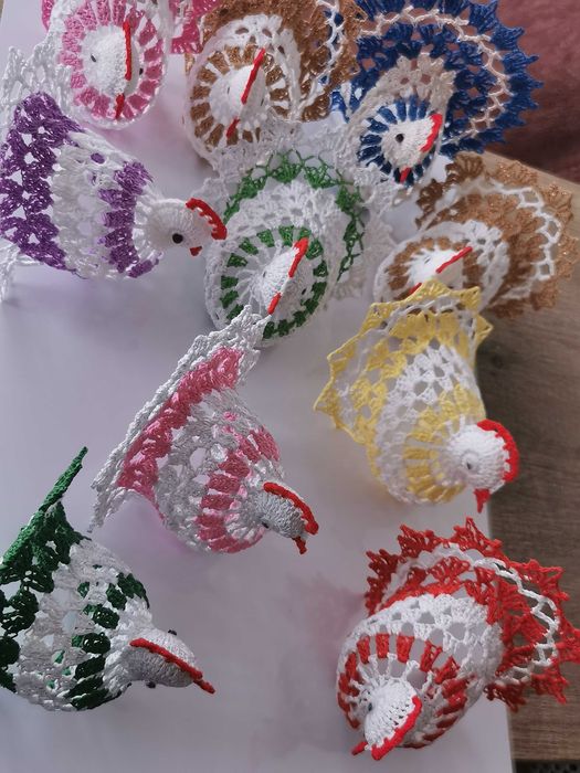 Rękodzieło, prace własne  na szydełku