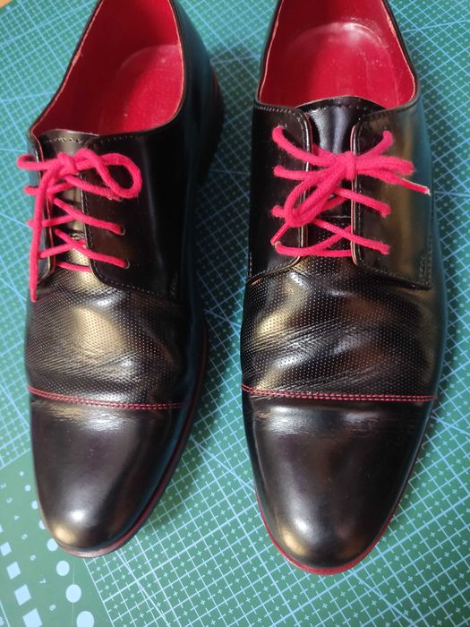 Buty skurzane nr 40 oxfordy