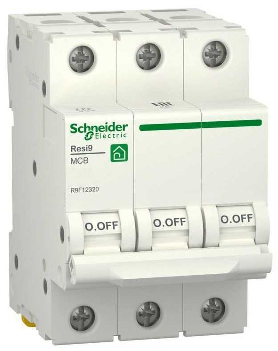 Усиленный автоматический выключатель от 1А до 63А и больше.